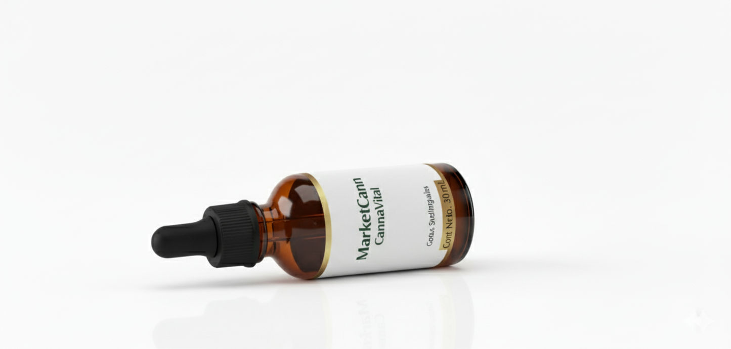 CannaVital Gotas 30ml / Estrés Ansiedad Insomnio Cansancio