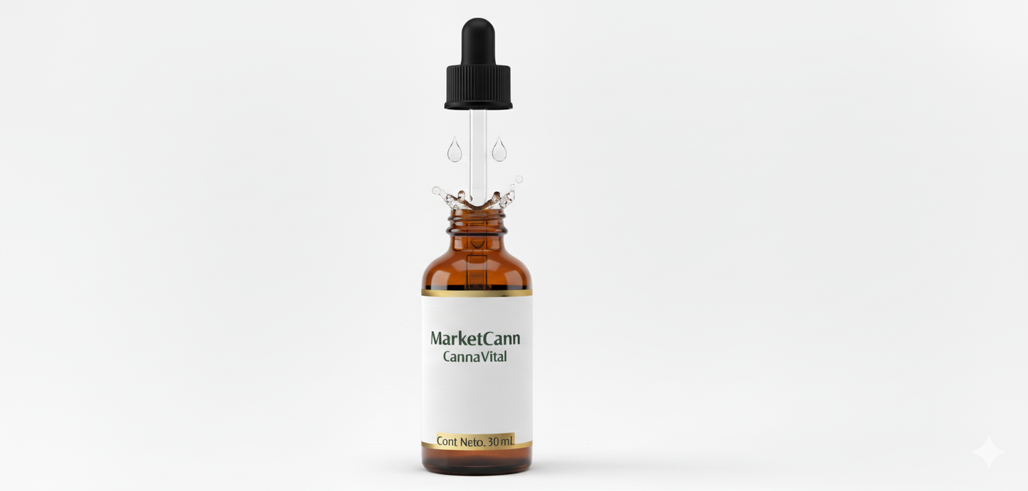 CannaVital Gotas 30ml / Estrés Ansiedad Insomnio Cansancio