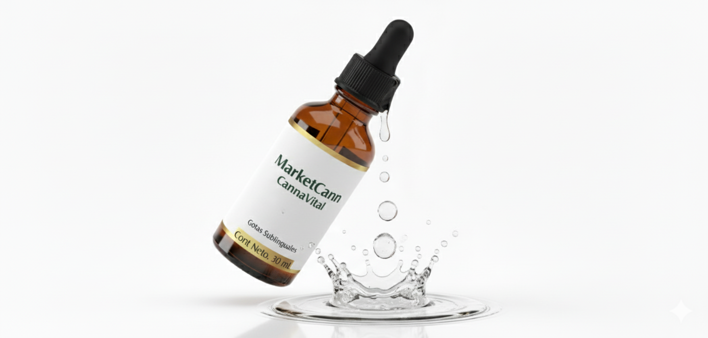 CannaVital Gotas 30ml / Estrés Ansiedad Insomnio Cansancio