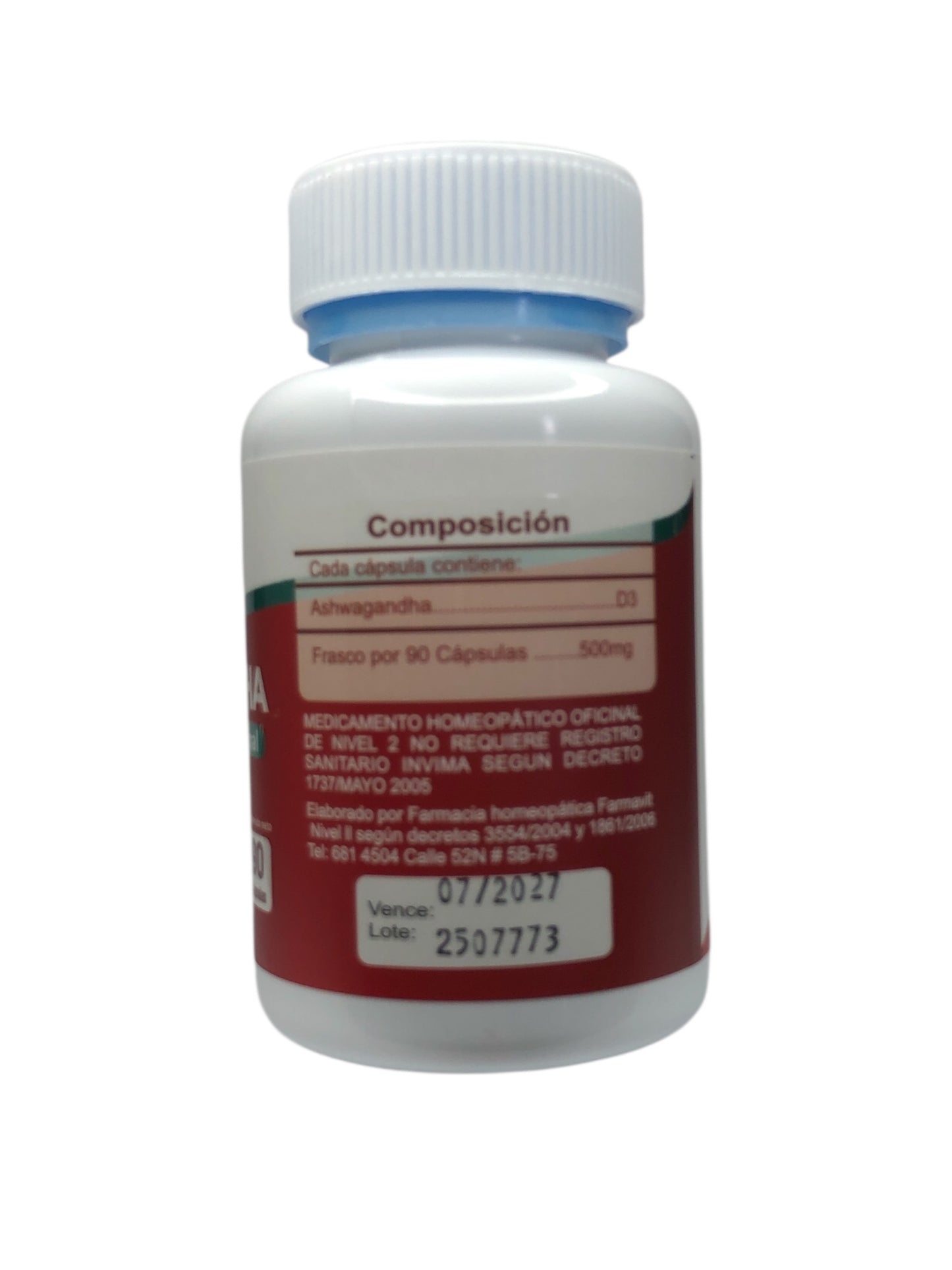Ashwagandha adaptógeno natural estrés MARKETCANN Colombia
Ashwagandha cápsulas adaptógeno natural bienestar Colombia
MARKETCANN Ashwagandha suplemento natural reducir estrés
Ashwagandha MARKETCANN adaptógeno natural Colombia frasco
