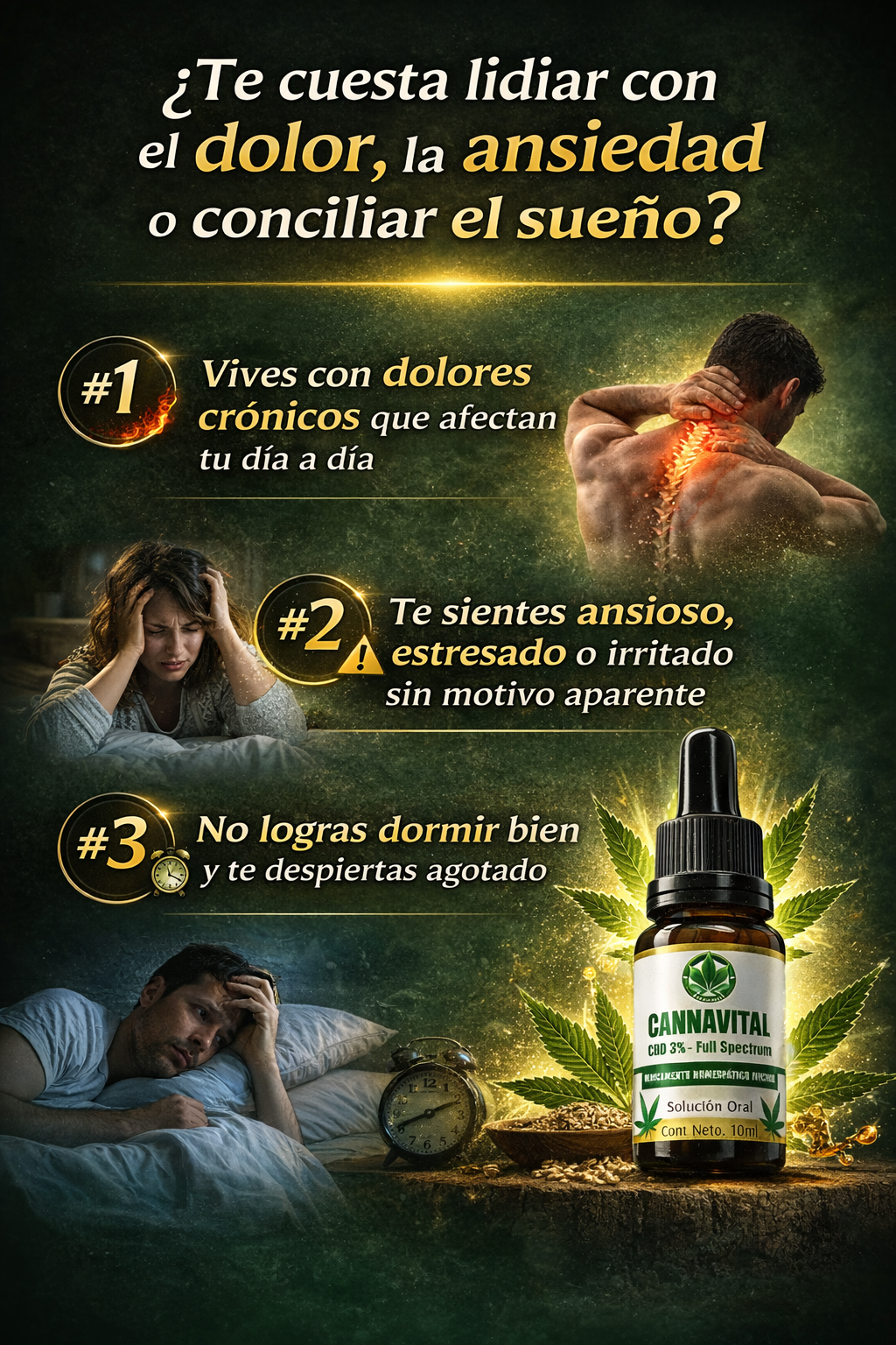 CBD Medicinal 3% + Aceite de Oliva